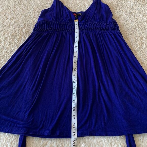 Blue spaghetti strap y2k tank top - Picture 14 of 16